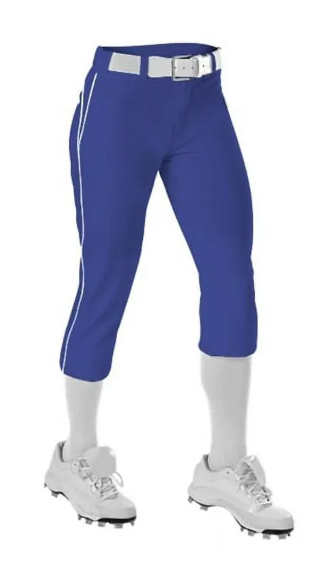 Alleson Fastpitch Women's Piped Pants w/Belt Loops