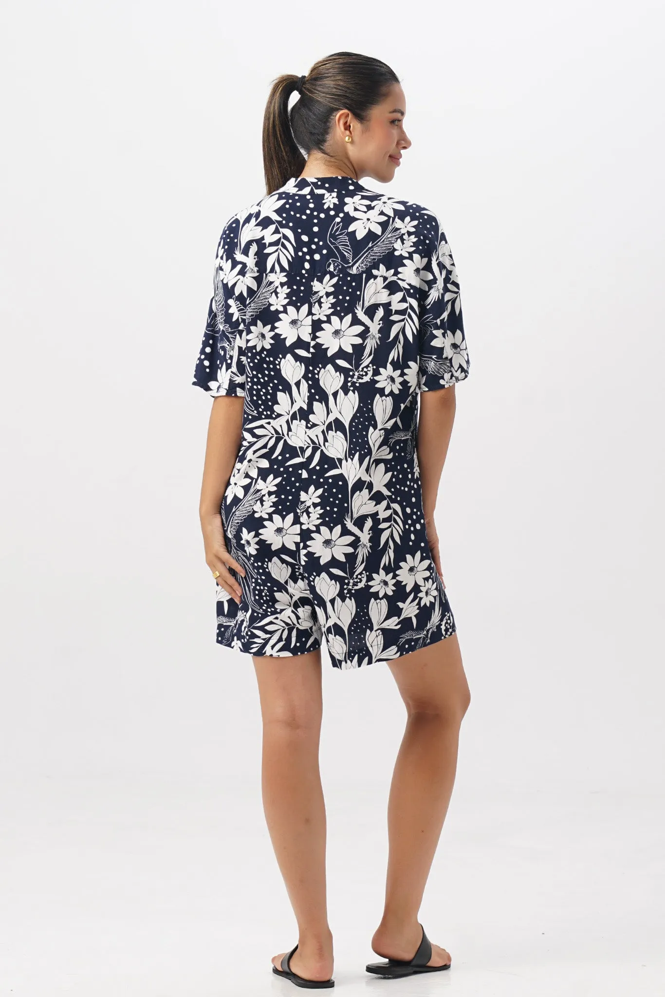 AYA Short Jumpsuit Navy