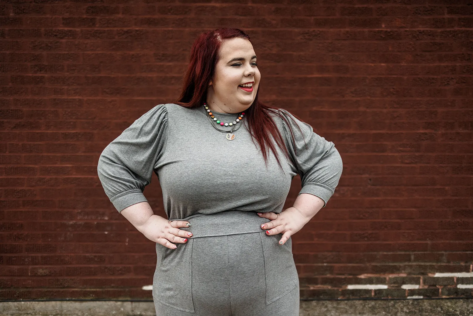 birdie set in grey