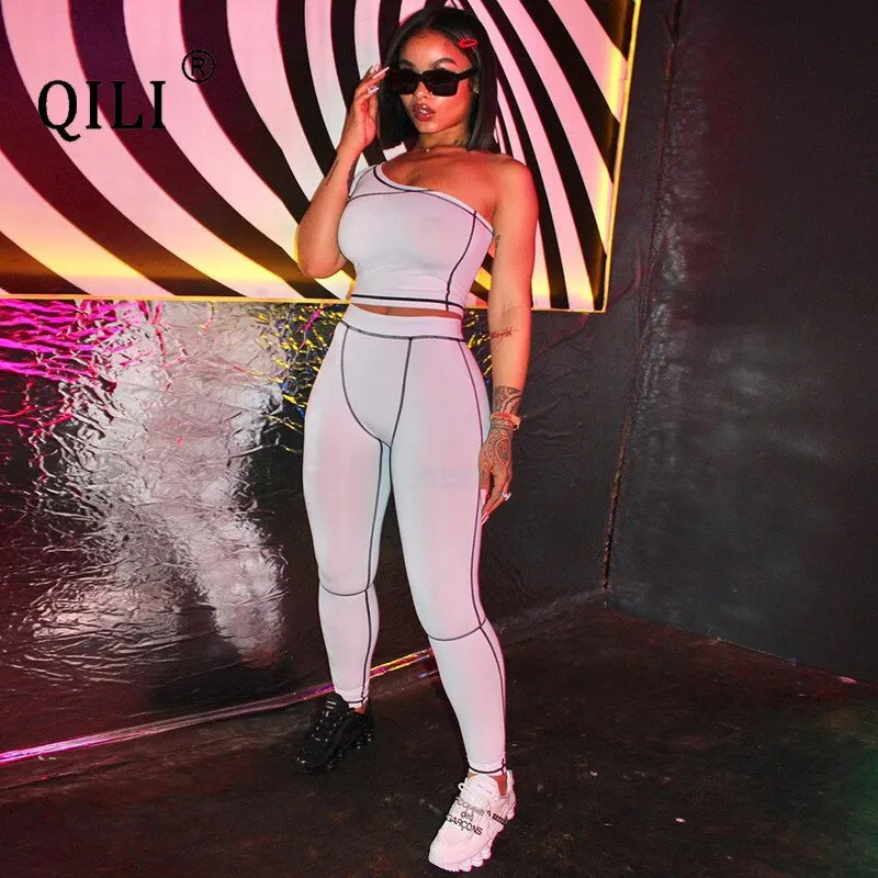 Bright Nights Spandex 2 PCS Jumpsuit