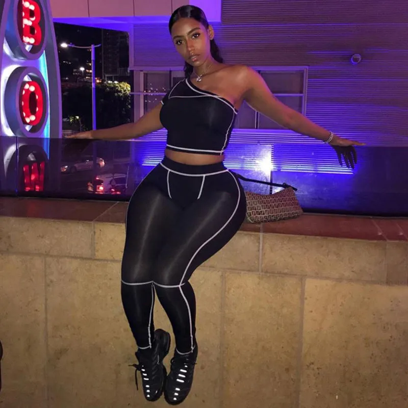 Bright Nights Spandex 2 PCS Jumpsuit