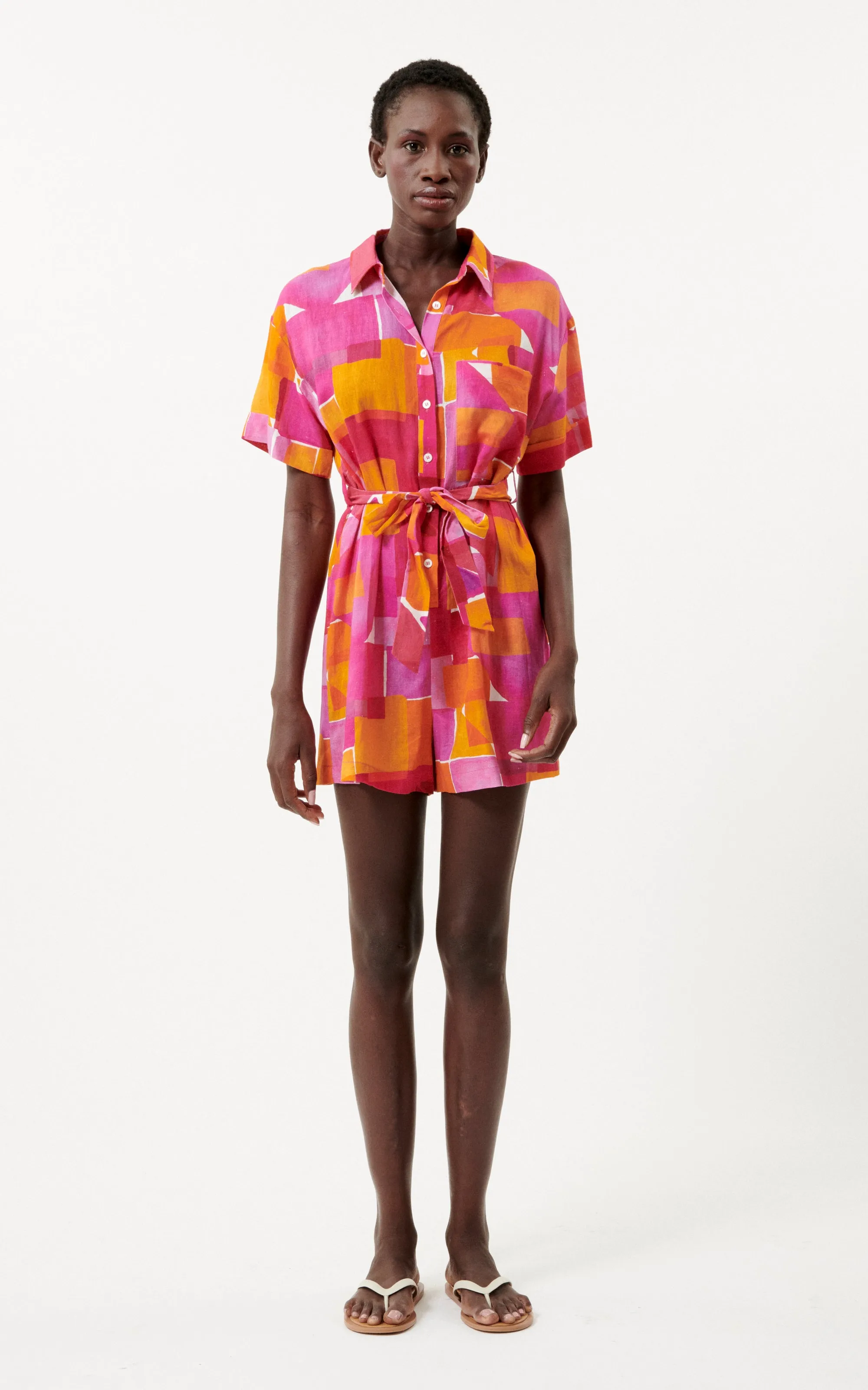 Combishort Leoline Geo Pink