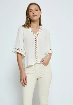 DSLina Lace Blouse - Gardenia