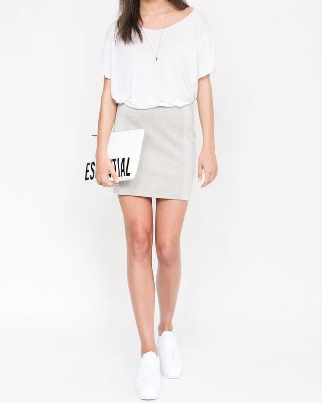Dullin Paneled Mini Skirt