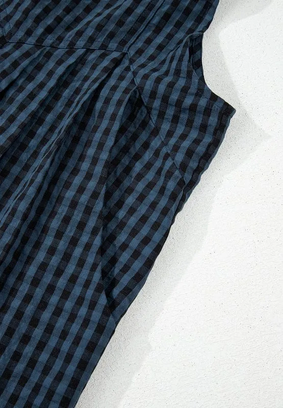 GYPSY - Plaid Wide Strap Wide Leg Overalls