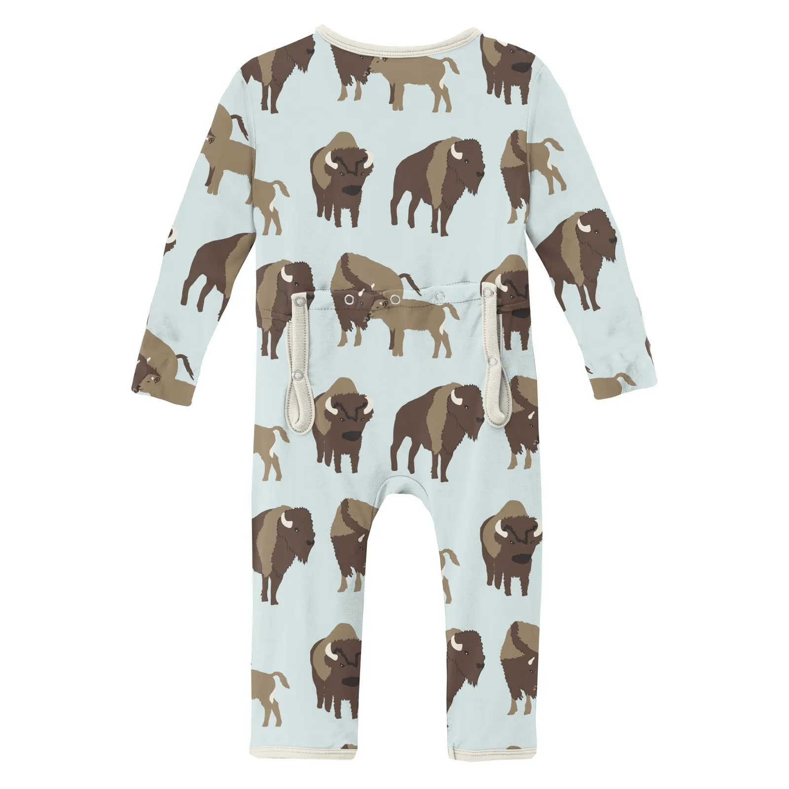 KicKee Pants Fresh Air Bison Coverall with Zipper