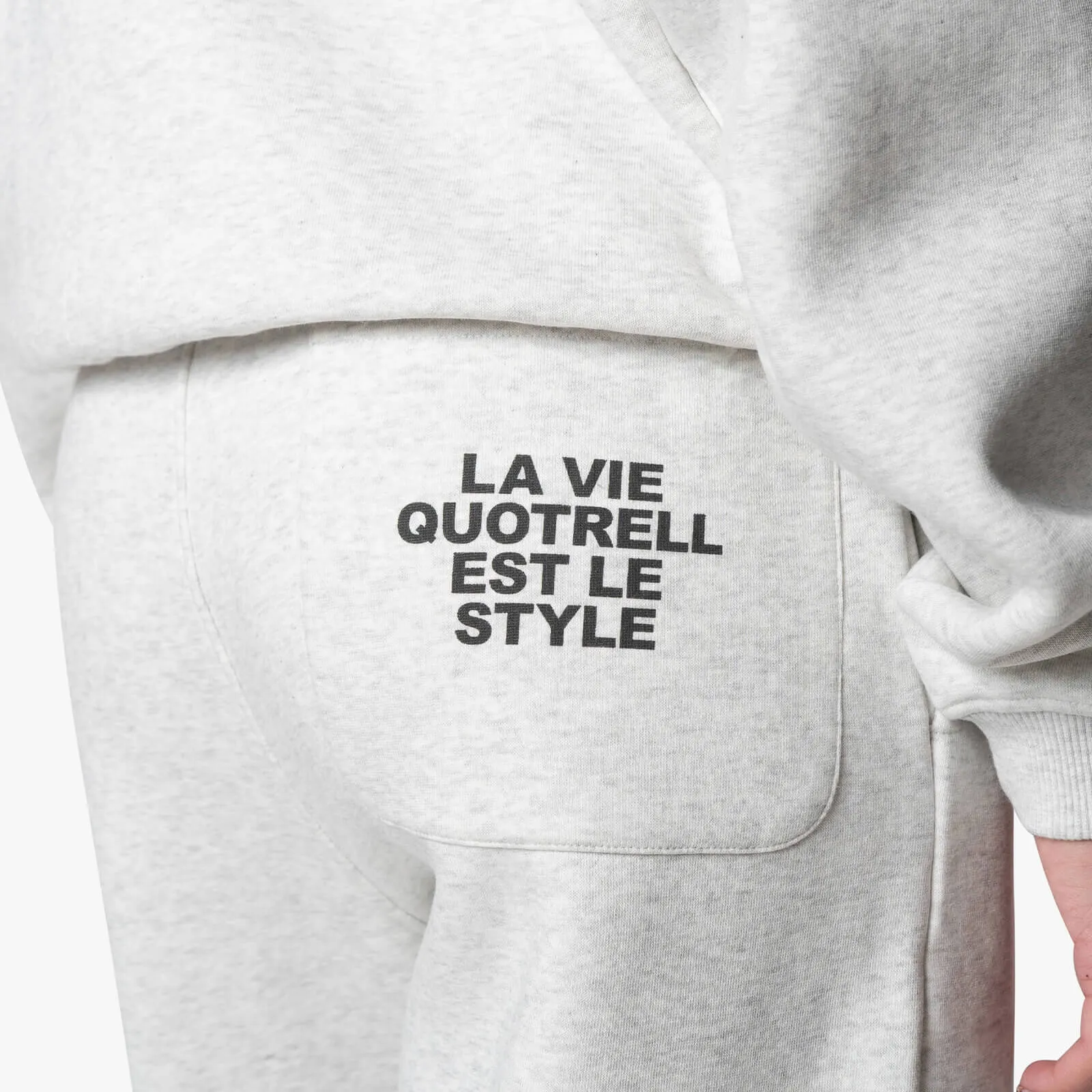 LA VIE PANTS | LIGHT GREY MELEE/ANT