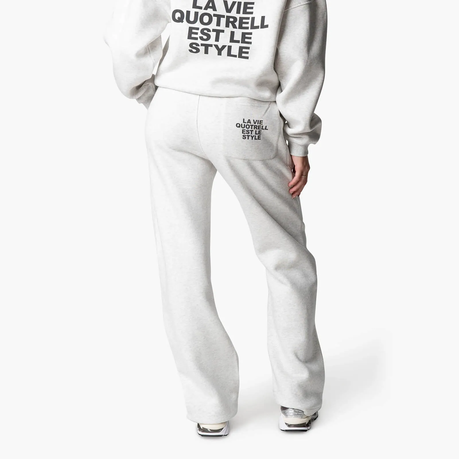 LA VIE PANTS | LIGHT GREY MELEE/ANT