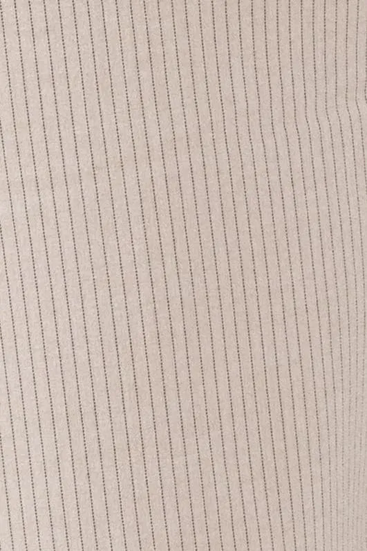Love Tree Striped Pants for Women in Beige | 6959PN-BEIGE