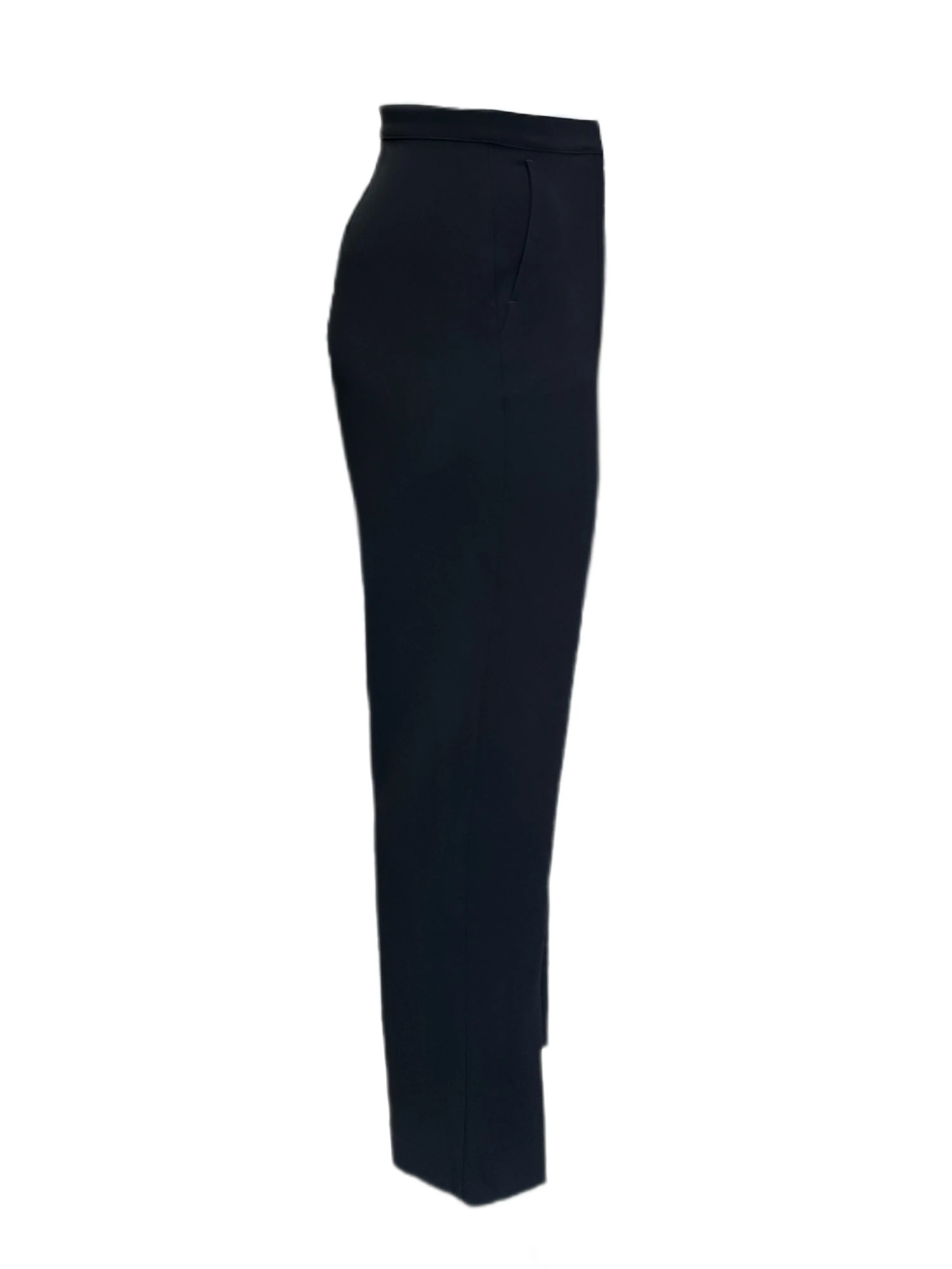 Marina Rinaldi Women's Black Riflesso High Rise Slim Fit Size 18W/27 NWT