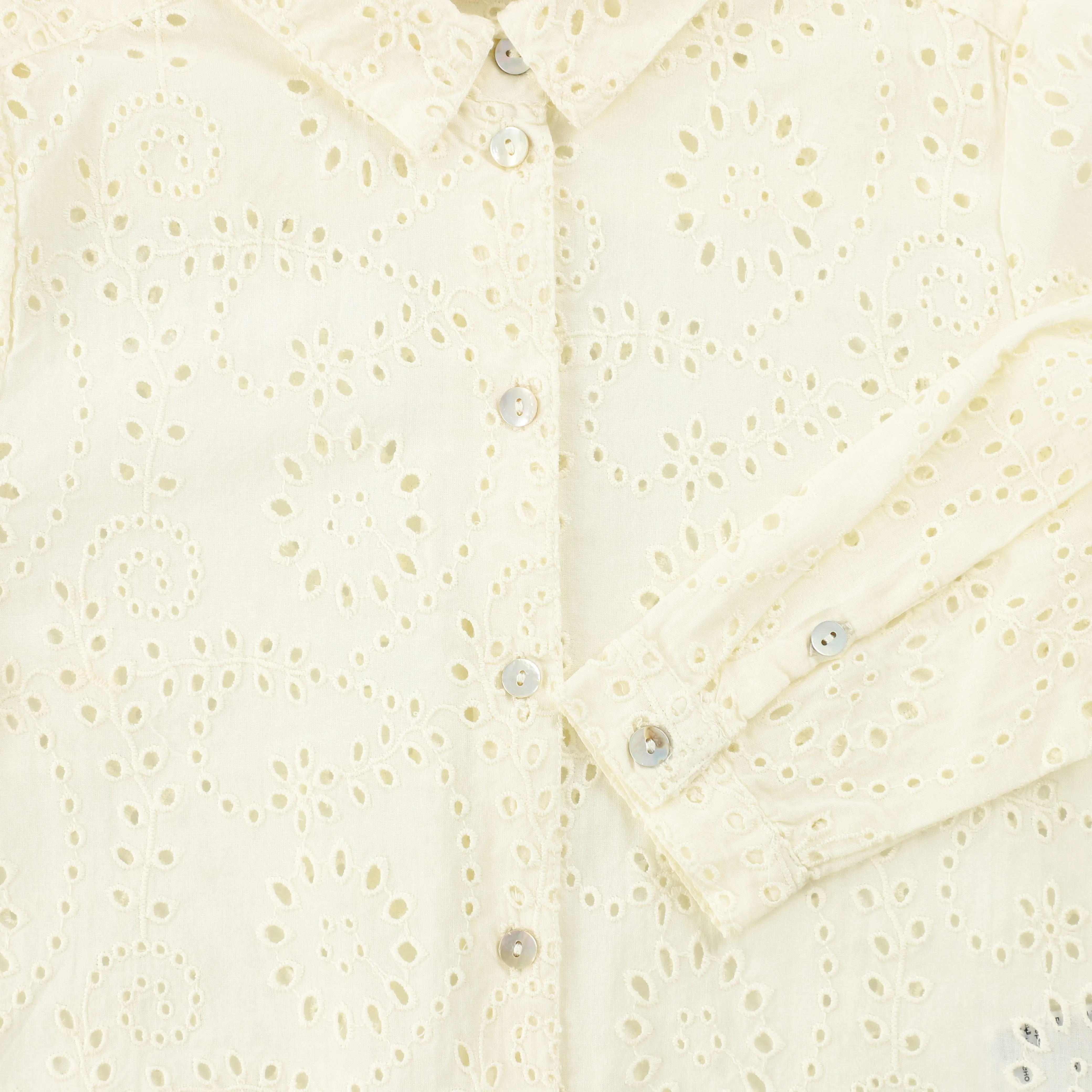 MARMAR IVORY EYELET LACE BLOUSE [Final Sale]