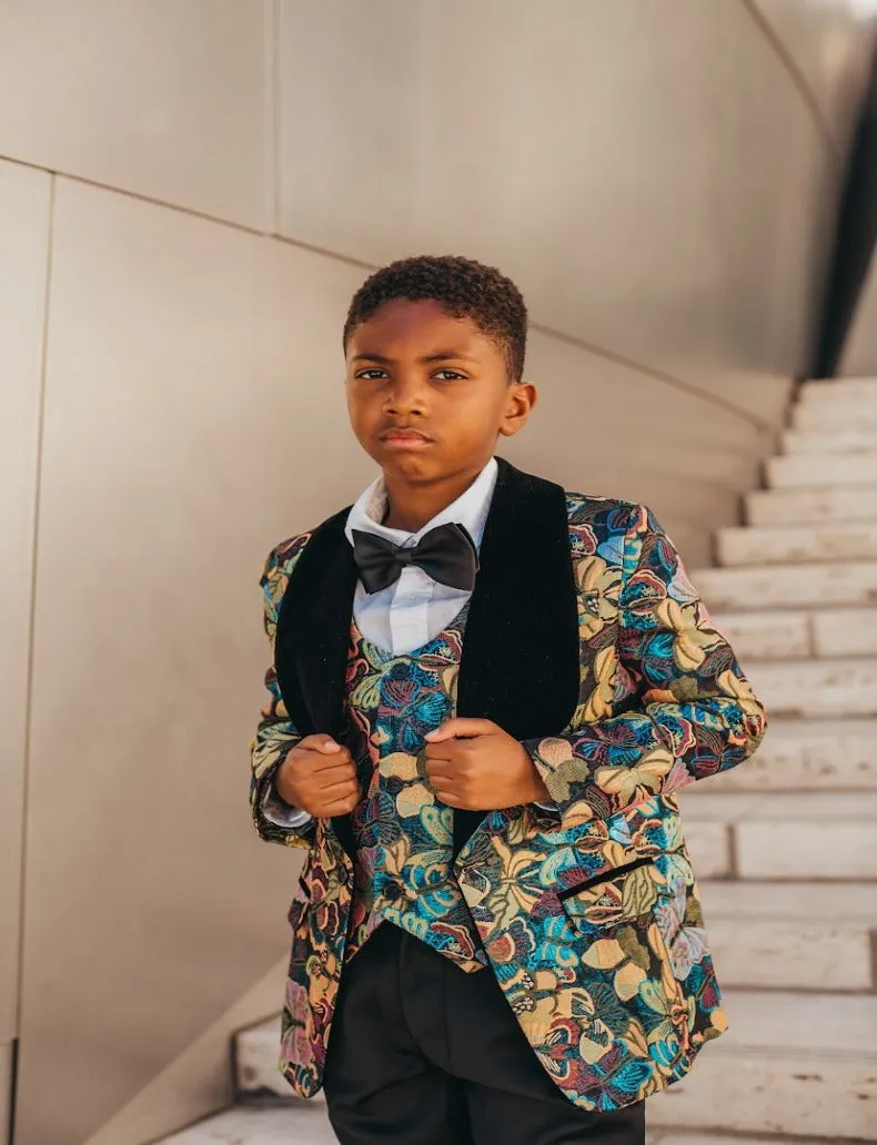 Multicolor Jacquard Brocade