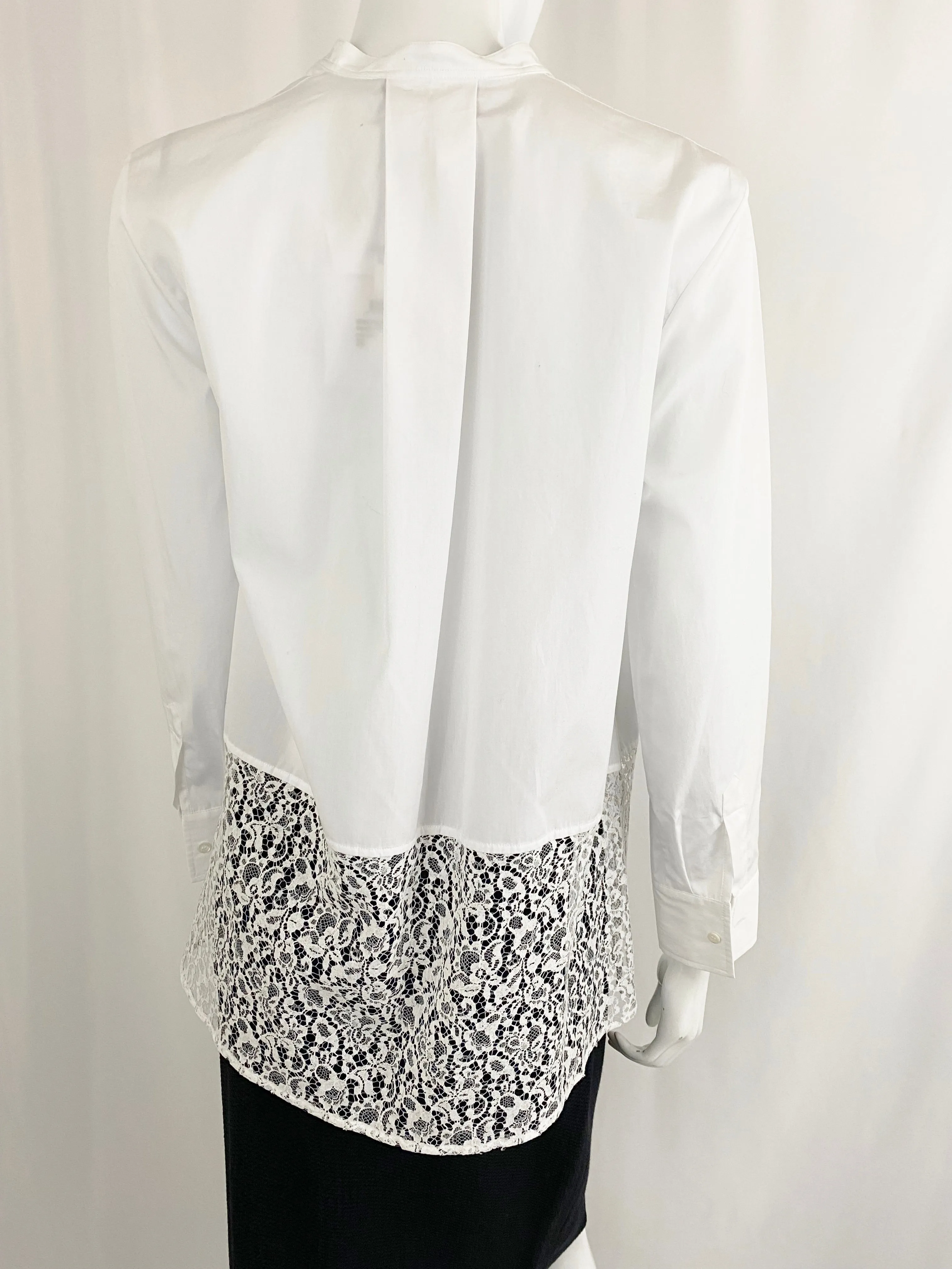 New Blouse With Lace Bottom Size 6