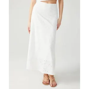 NEW STEVE MADDEN amalia skirt in white