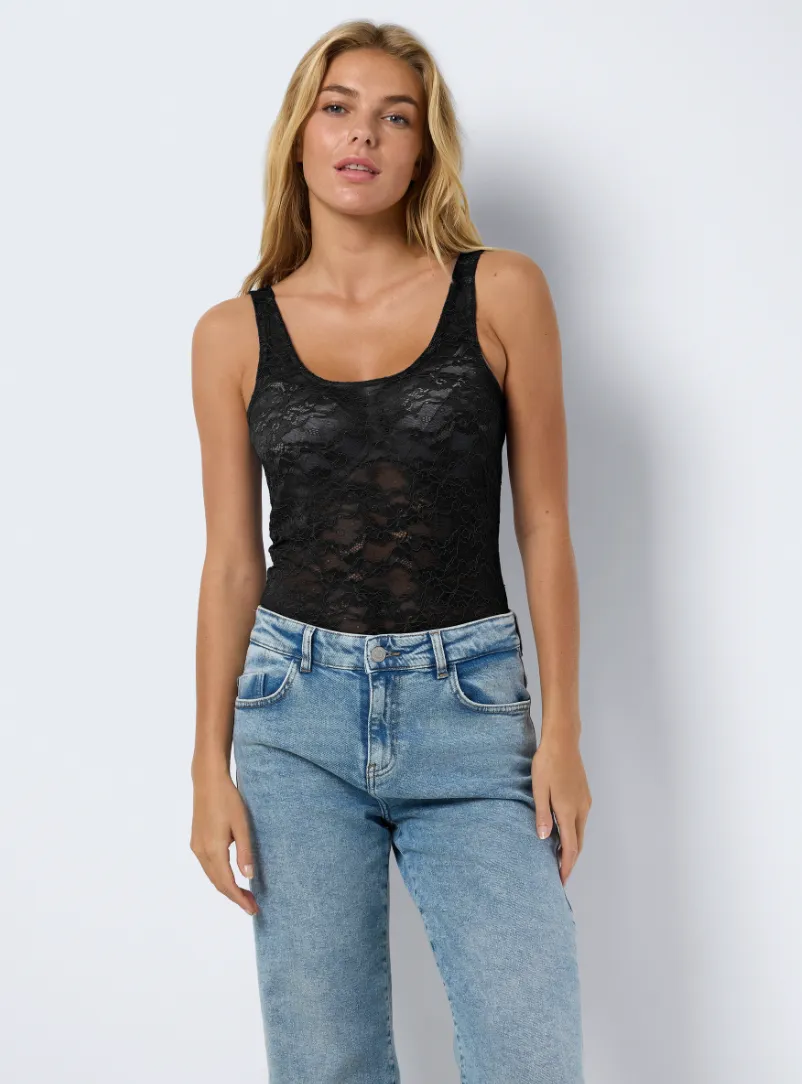 Noisy May - Bodystocking - Lace - Black - Carota