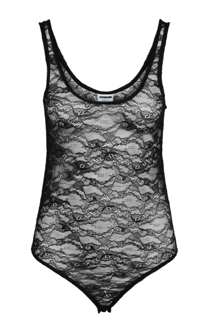 Noisy May - Bodystocking - Lace - Black - Carota