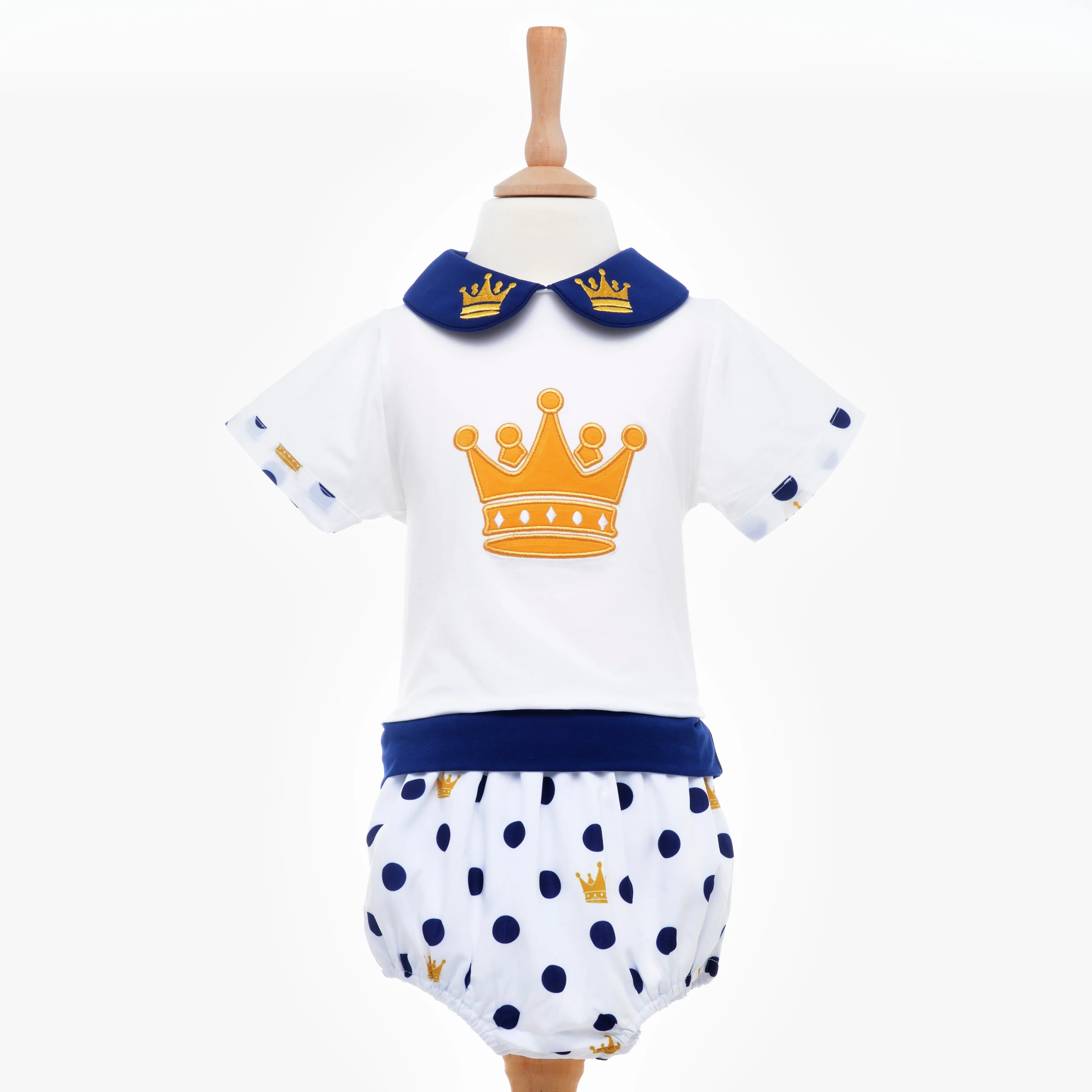 Ocean Baby Boys Crown Themed Jam Pants Set (12M-4Yrs)