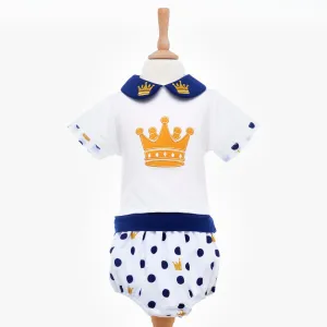 Ocean Baby Boys Crown Themed Jam Pants Set (12M-4Yrs)