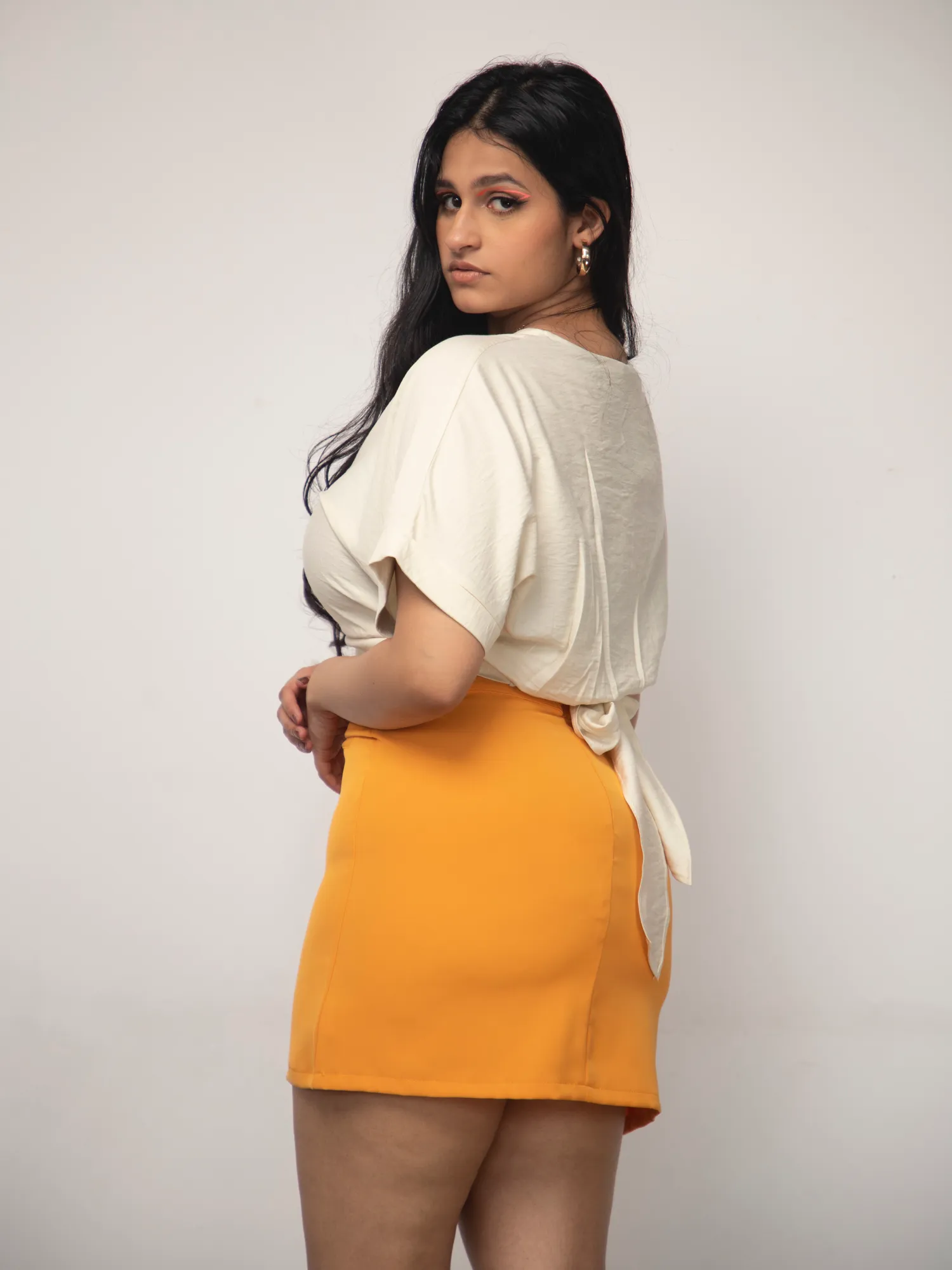 Pocket Detailed Mini Skirt