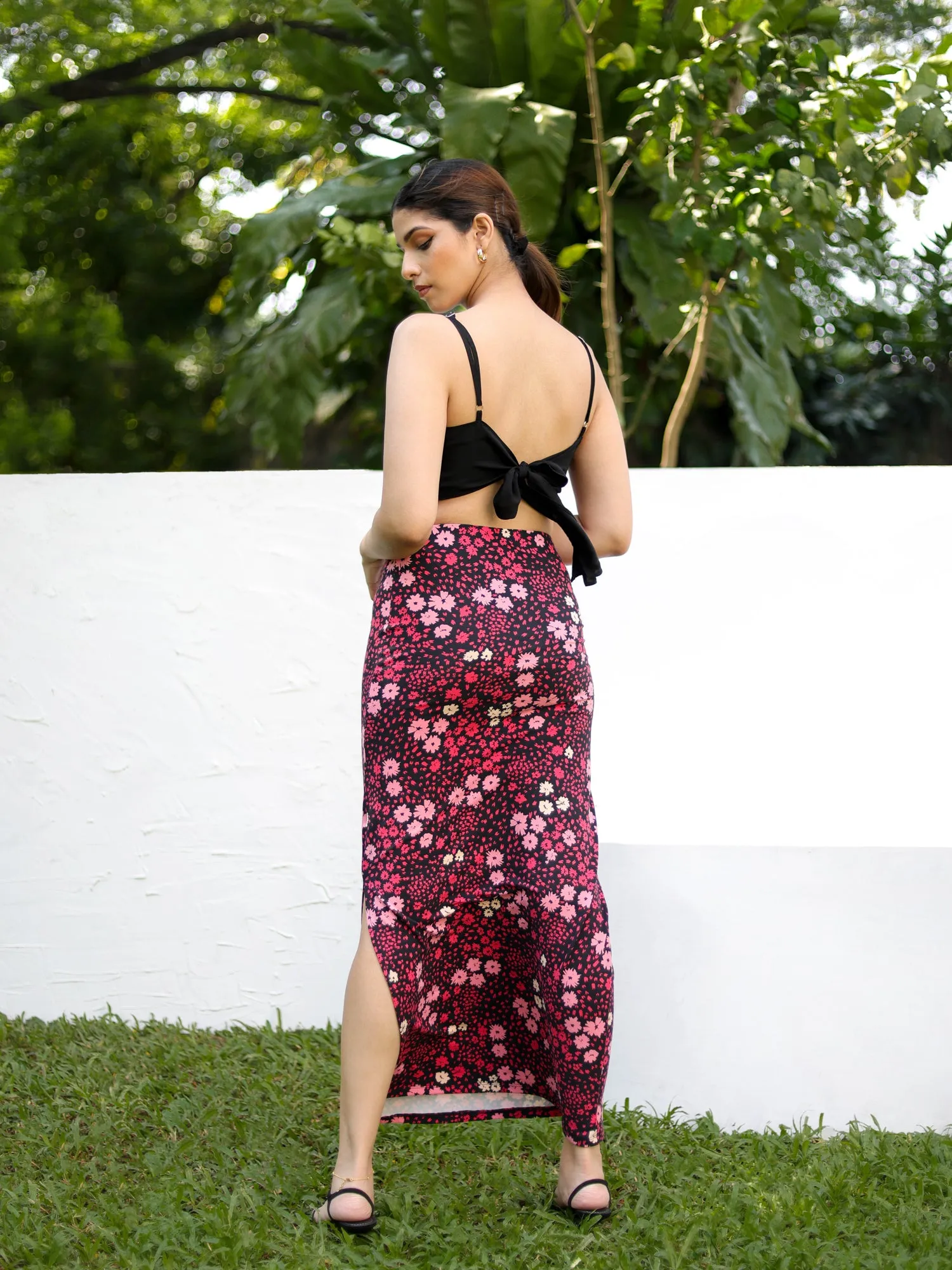 Side Slit Maxi Skirt
