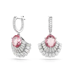 Swarovski Rhodium Idyllia Shell Drop Earrings
