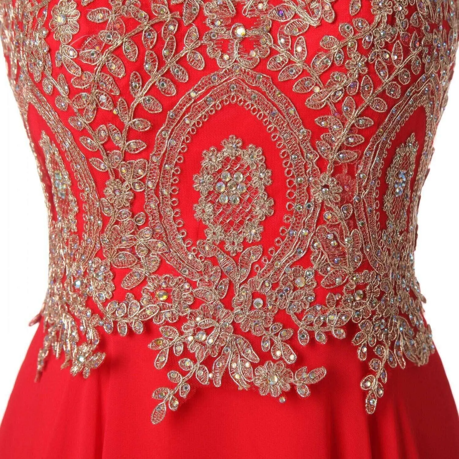 Sweetheart Strapless Chiffon Prom Dress
