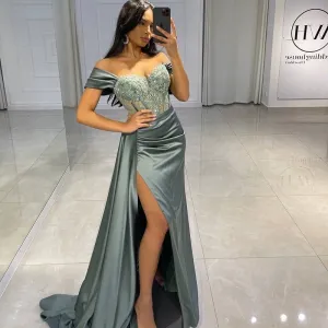 Thinyfull Long Off the Shoulder Dress