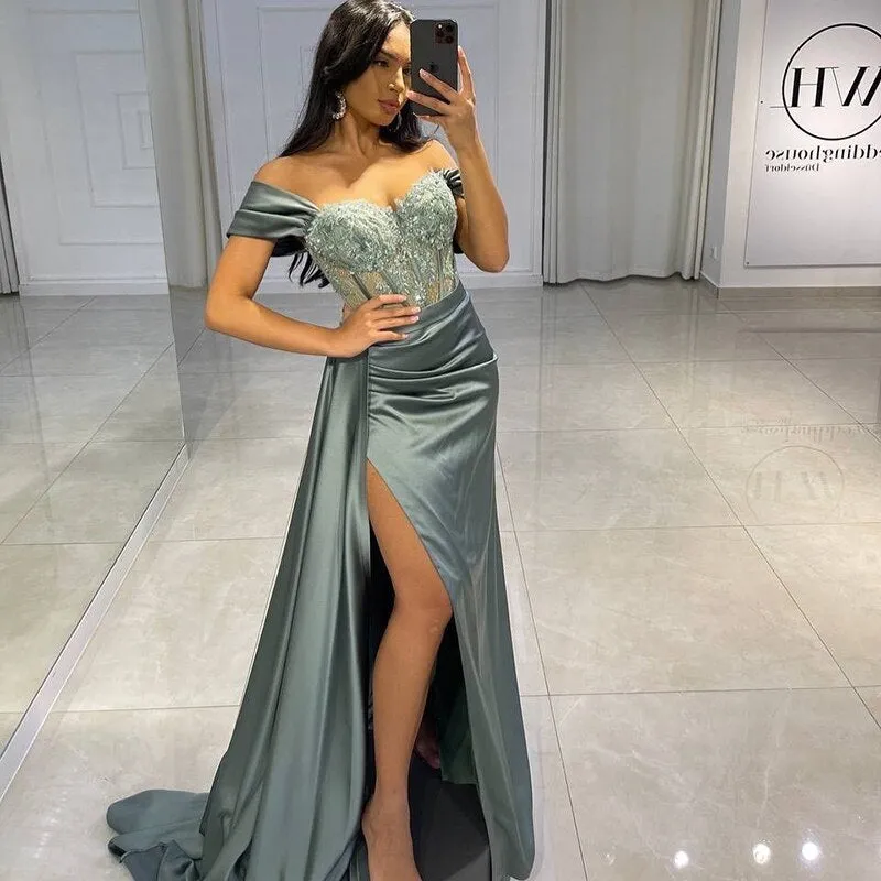 Thinyfull Long Off the Shoulder Dress