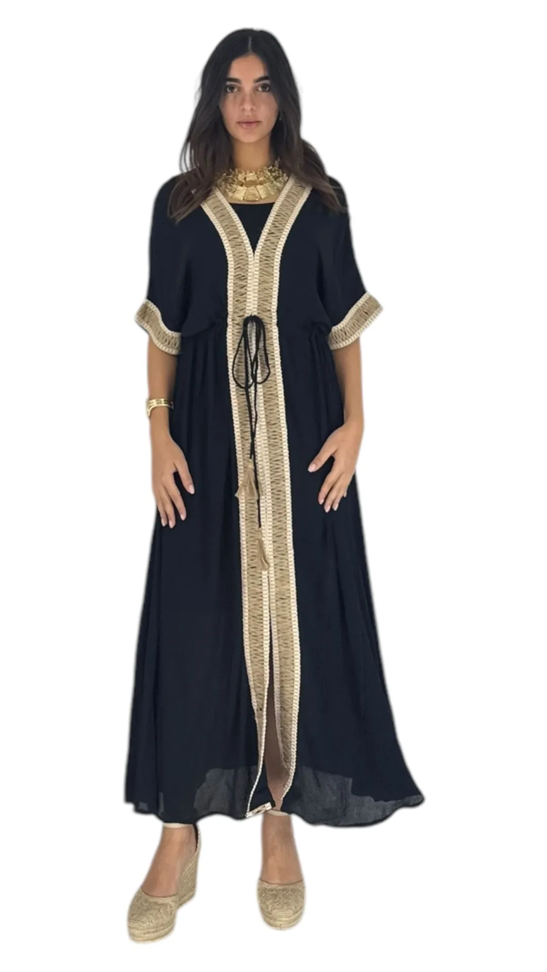 Venessa black dress abaya