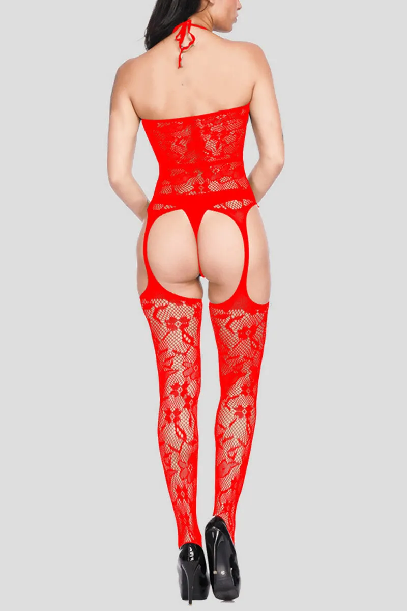 XK0289 Lace One Piece Lingerie